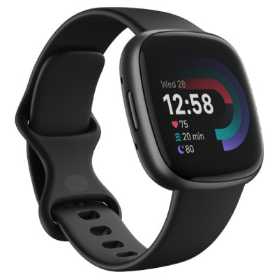 Fitbit Versa4 ブラック/グラファイトアルミニウム FB523BKBK-FRCJK