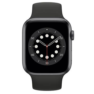 輝い Apple Watch シリーズ5 ステンレス ブラック 44mm