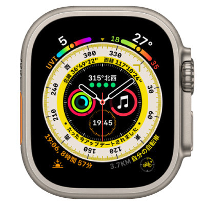 バンド無し】Apple Watch Ultra 49mm GPS+Cellularモデル MQFN3J/A