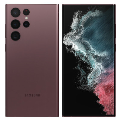 Samsung Galaxy S22 Ultra 5G Dual-SIM SM-S9080 Burgundy【12GB/256GB 