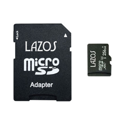 Lazos microSD 256GB L-B256MSD10-U3|中古メモリカード格安販売