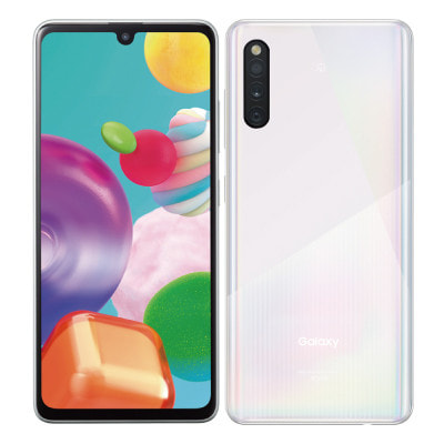 値下げ】Galaxy A41 SCV48 ホワイト 32GB - スマートフォン本体