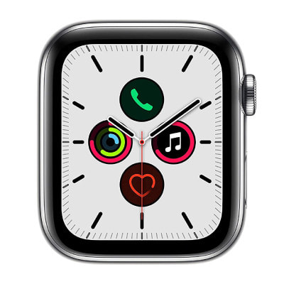 【バンド無し】Apple Watch Series5 44mm GPS+Cellularモデル MWWG2J/A A2157【ステンレススチールケース】