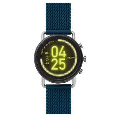 SKAGEN FALSTER3 ブルーシリコンメッシュ SKT5203|中古ウェアラブル  