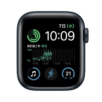 AppleWatch SE 第2世代 40mm GPSモデル ミッドナイト