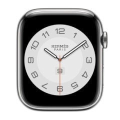 【バンド無し】Apple Watch Hermes Series8 45mm GPS+Cellularモデル MNNT3J/A A2775【シルバーステンレススチールケース】