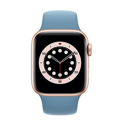 メンズApple Watch series6 40mm GPSモデル　ブルー