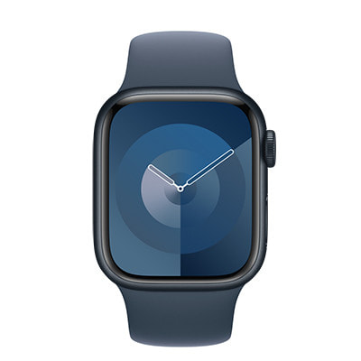 Apple Watch Series9 41mm GPSモデル MR9L3J/A+MT2W3FE/A  A2978【ミッドナイトアルミニウムケース/ストームブルースポーツバンド】|中古ウェアラブル端末格安販売の【イオシス】