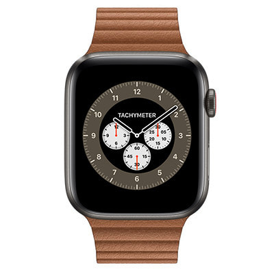 Apple Watch Edition Series6 44mm GPS+Cellularモデル M0H13J/A+MXAG2FE/A  A2376【スペースブラックチタニウムケース/サドルブラウンレザーループ】