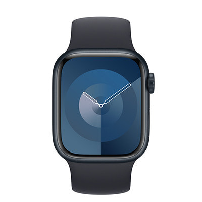 Apple Watch Series9 41mm GPSモデル MR9L3J/A+MT9Q3FE/A  A2978【ミッドナイトアルミニウムケース/ミッドナイトソロループ(サイズ5)】