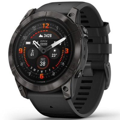 Garmin epix Pro (Gen 2) 51mm シリコンバンド 010-02804-51|中古 