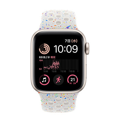 Apple Watch SE 第2世代 GPS 40mmスターライト/ホワイト