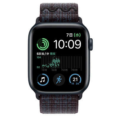 【美品】Apple Watch SE 44mm NIKE＋ ブラックwatchOS無線通信機能