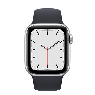 Apple Watch SE 40mm GPSモデル MYDM2J/A  A2351【シルバーアルミニウムケース/ミッドナイトスポーツバンド】|中古ウェアラブル端末格安販売の【イオシス】