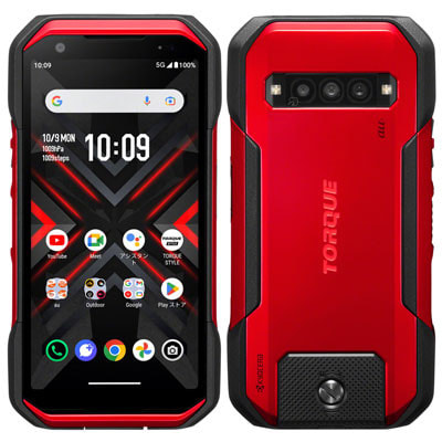 TORQUE G06 KYG03 au SIMフリー 新品同様 現品のみ⭐️ TORQUE G06 KYG03 レッド【au版SIMフリー】|中古スマートフォン格安