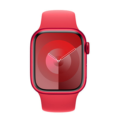 Apple Watch Series9 41mm GPSモデル MRXL3J/A+MT323FE/A  A2978【(PRODUCT)REDアルミニウムケース/(PRODUCT)REDスポーツバンド】