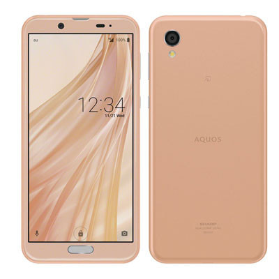 ネットワーク利用制限△】UQmobile AQUOS sense2 SHV43 Pink Gold|中古