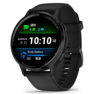 口コミ サイト 商品 Venu Garmin 3 010-02784-41|中古ウェアラブル端末 Black/Slate 時計
