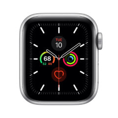 【バンド無し】Apple Watch Series5 40mm GPS+Cellularモデル MWX12J/A A2156【シルバーアルミニウムケース】