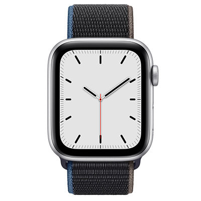 Apple Watch SE 44mm GPSモデル MYE12J/A+MYAA2FE/A A2352【シルバー