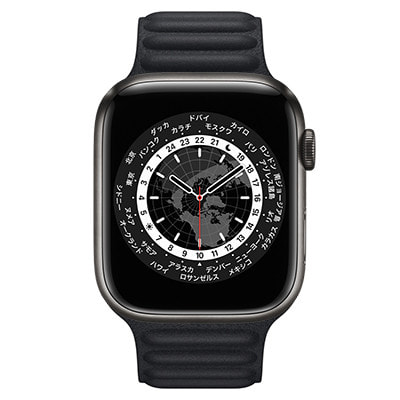 Apple Watch Edition Series7 45mm GPS+Cellularモデル ML8X3J/A+ML823FE/A  A2478【スペースブラックチタニウムケース/ミッドナイトレザーリンク】
