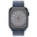 Apple Watch Series8 45mm GPSモデル MNP83J/A+MPLG3FE/A A2771【ミッドナイトアルミニウムケース/ストームブルースポーツループ】