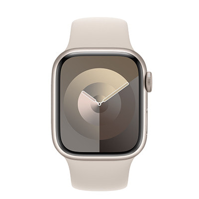 Apple Watch Series9 41mm GPSモデル MR8U3J/A  A2978【スターライトアルミニウムケース/スターライトスポーツバンド】