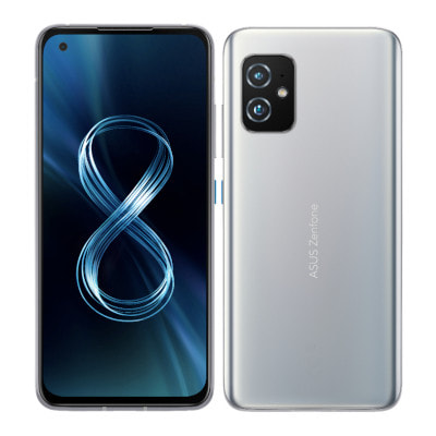 ASUS Zenfone8 ZS590KS Silver【8GB/128GB 海外版 SIMフリー】|中古