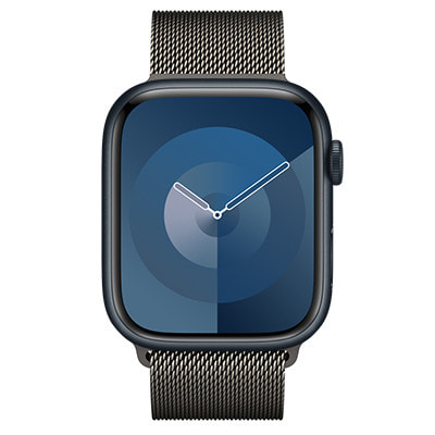 Apple Watch Series9 45mm GPS+Cellularモデル MRQH3J/A+MTJQ3FE/A  A2984【ミッドナイトアルミニウムケース/グラファイトミラネーゼループ】|中古ウェアラブル端末格安販売の【イオシス】