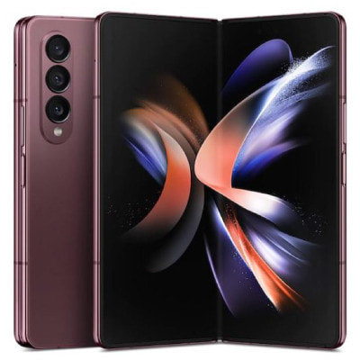 Samsung Galaxy Z Fold4 5G Single-SIM SM-F936U1 Burgundy【RAM12GB ...