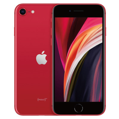 【未使用】SIMロック解除済 ＡＵ iPhoneSE２ 64GB レッド Red