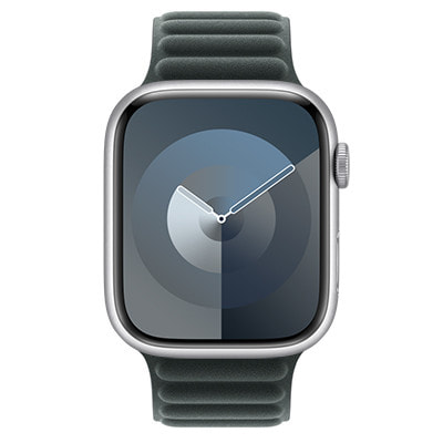 Apple Watch Series9 45mm GPSモデル MR9R3J/A+MTJC3FE/A A2980【シルバーアルミニウムケース /エバーグリーンマグネティックリンク】|中古ウェアラブル端末格安販売の【イオシス】