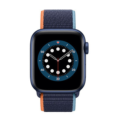 【箱あり】Apple Watch series6アルミケース　ネイビースポーツ文字盤の色ブラック系