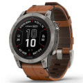 Garmin fenix 7 Pro Sapphire Dual Power Ti Carbon Gray DLC レザーバンド 010-02777-82