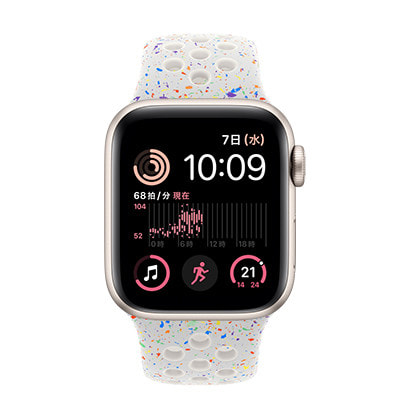 人気のApple Watch Series5 Nike 40mmアルミニウム スペースグレイ GPS + Cellularモデル スマートウォッチ本体