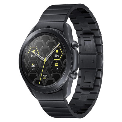 Galaxy Watch3 45mm チタニウム SM-R840NTKAXJP Mystic Black【国内版 ...