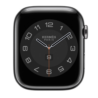 バンド無し】Apple Watch Hermes Series7 45mm GPS+Cellularモデル MKMW3J/A A2478【 スペースブラックステンレススチールケース】|中古ウェアラブル端末格安販売の【イオシス】