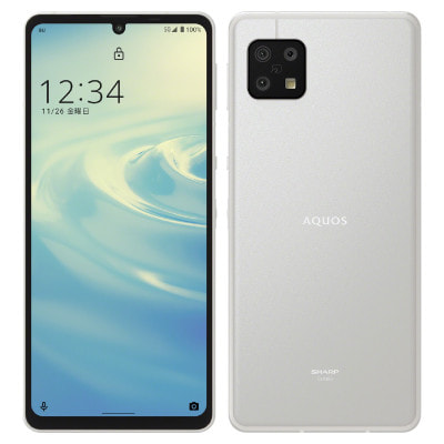 ネットワーク利用制限△】AQUOS sense6 SHG05 シルバー 【au版 SIM