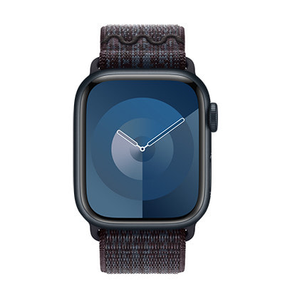 Apple Watch Series9 41mm GPSモデル MR9L3J/A+MUJV3FE/A  A2978【ミッドナイトアルミニウムケース/ブラック ブルーNikeスポーツループ】|中古ウェアラブル端末格安販売の【イオシス】