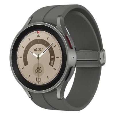 Galaxy Watch5 Pro 45mm グレーチタニウム SM-R920NZTAKOO【韓国版 