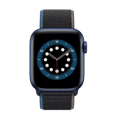 Apple Watch Series6 40mm GPS+Cellularモデル M0DR3J/A+MYA42FE/A A2375【ブルーアルミニウム ケース/チャコールスポーツループ】|中古ウェアラブル端末格安販売の【イオシス】