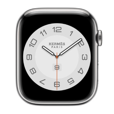 バンド無し】Apple Watch Hermes Series8 45mm GPS+Cellularモデル MNNT3J/A A2775【 シルバーステンレススチールケース】|中古ウェアラブル端末格安販売の【イオシス】