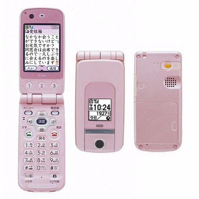 docomo らくらくホン F882iES ピンク - スマートフォン/携帯電話