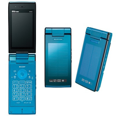 SOLAR PHONE SH002 スカイブルー|中古ガラケー格安販売の