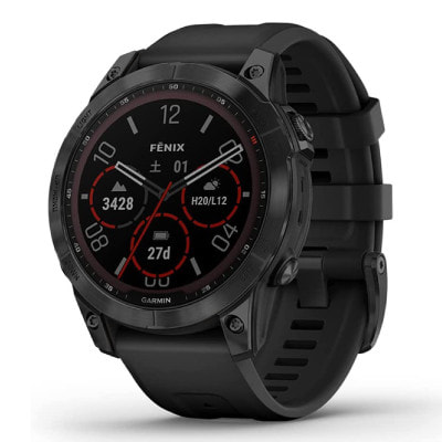 Garmin fenix 7 Sapphire Dual Power Ti Black DLC/Black  010-02540-46|中古ウェアラブル端末格安販売の【イオシス】