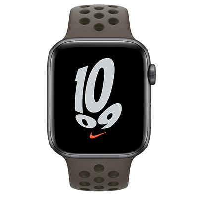 Apple Watch Nike SE 44mm GPSモデル MKQK3J/A+ML8D3FE/A A2352【スペースグレイアルミニウムケース/オリーブグレー  カーゴカーキNikeスポーツバンド】|中古ウェアラブル端末格安販売の【イオシス】