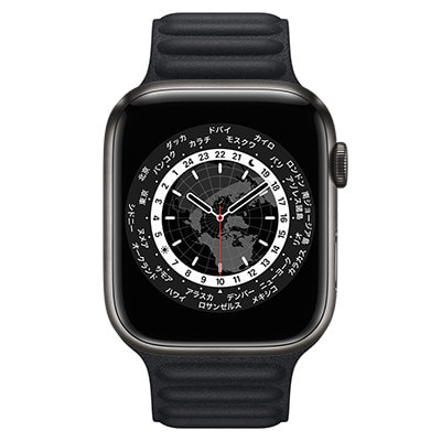 Apple Watch Edition Series7 45mm GPS+Cellularモデル ML8X3J/A+ML823FE/A  A2478【スペースブラックチタニウムケース/ミッドナイトレザーリンク】|中古ウェアラブル端末格安販売の【イオシス】