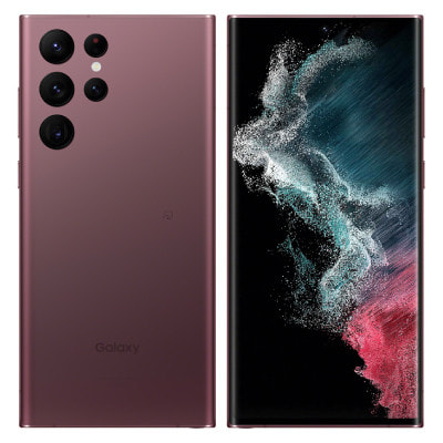Galaxy S22 Ultra SCG14 au バーガンディ SIMフリー Galaxy S22 Ultra 5G SCG14 バーガンディ【au版 SIMフリー】|中古