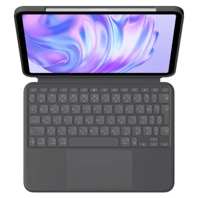 イオシス｜Logicool Combo Touch for iPad Pro iK1177GRA【iPad Pro 11インチ(M4/M5)用キーボードケース】