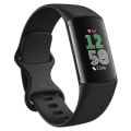 Fitbit Charge6 Obsidianバンド/Blackアルミニウムケース GA05183-AP